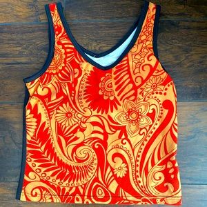 Size large, built in bra, active wear tank.